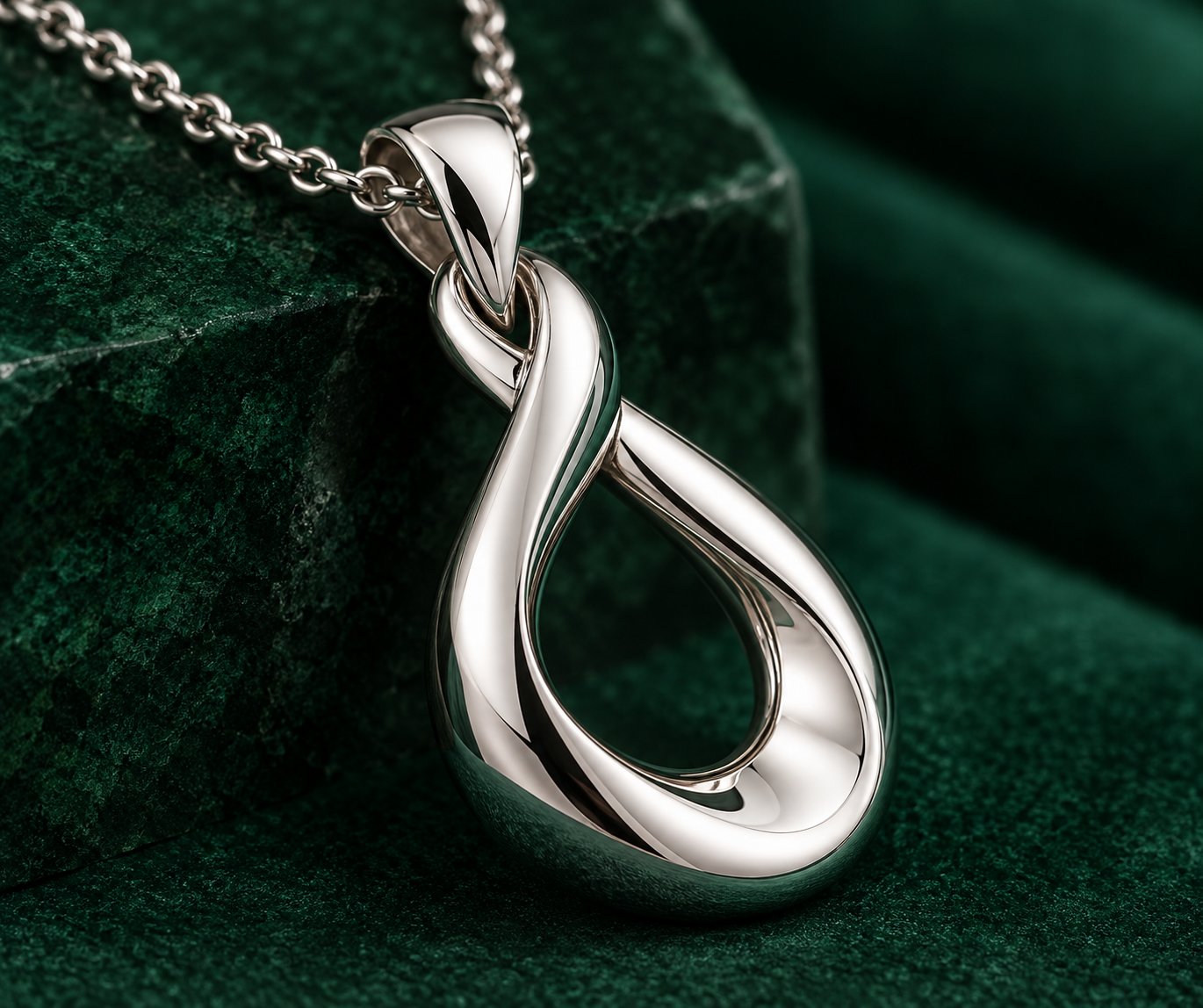 Aurevo Sterling Silver Pendant Necklace private-label-silver-necklace