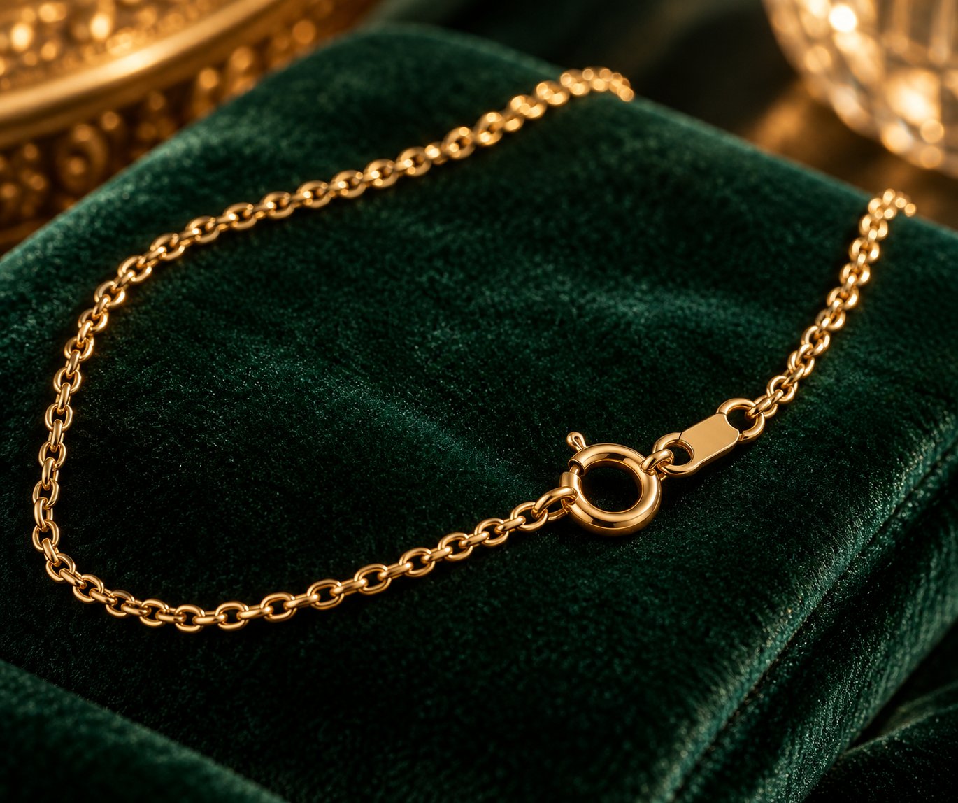 Aurevo Gold Pendant Necklace ladies-necklace