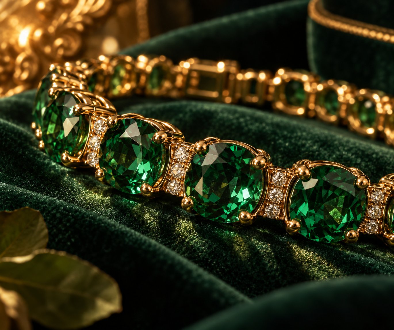 Aurevo Gemstone Bracelet gold-tone-bracelet
