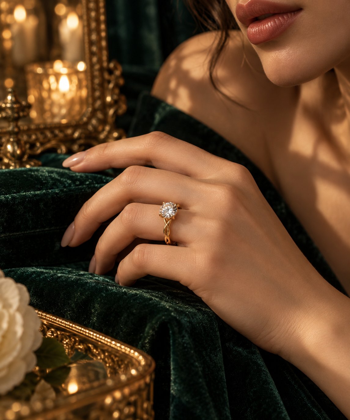 Aurevo Fashion Zircon Ring private-label-jewelry