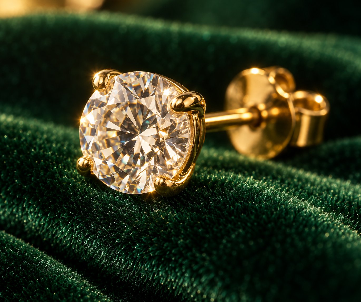 Aurevo Stud Earrings gold-tone-earrings