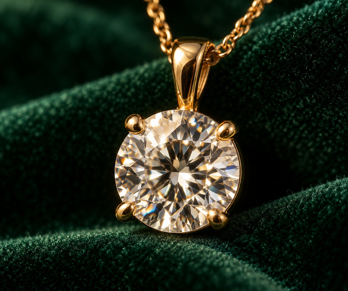 Aurevo Lumiere Gold Necklace gold-tone-pendant-necklace