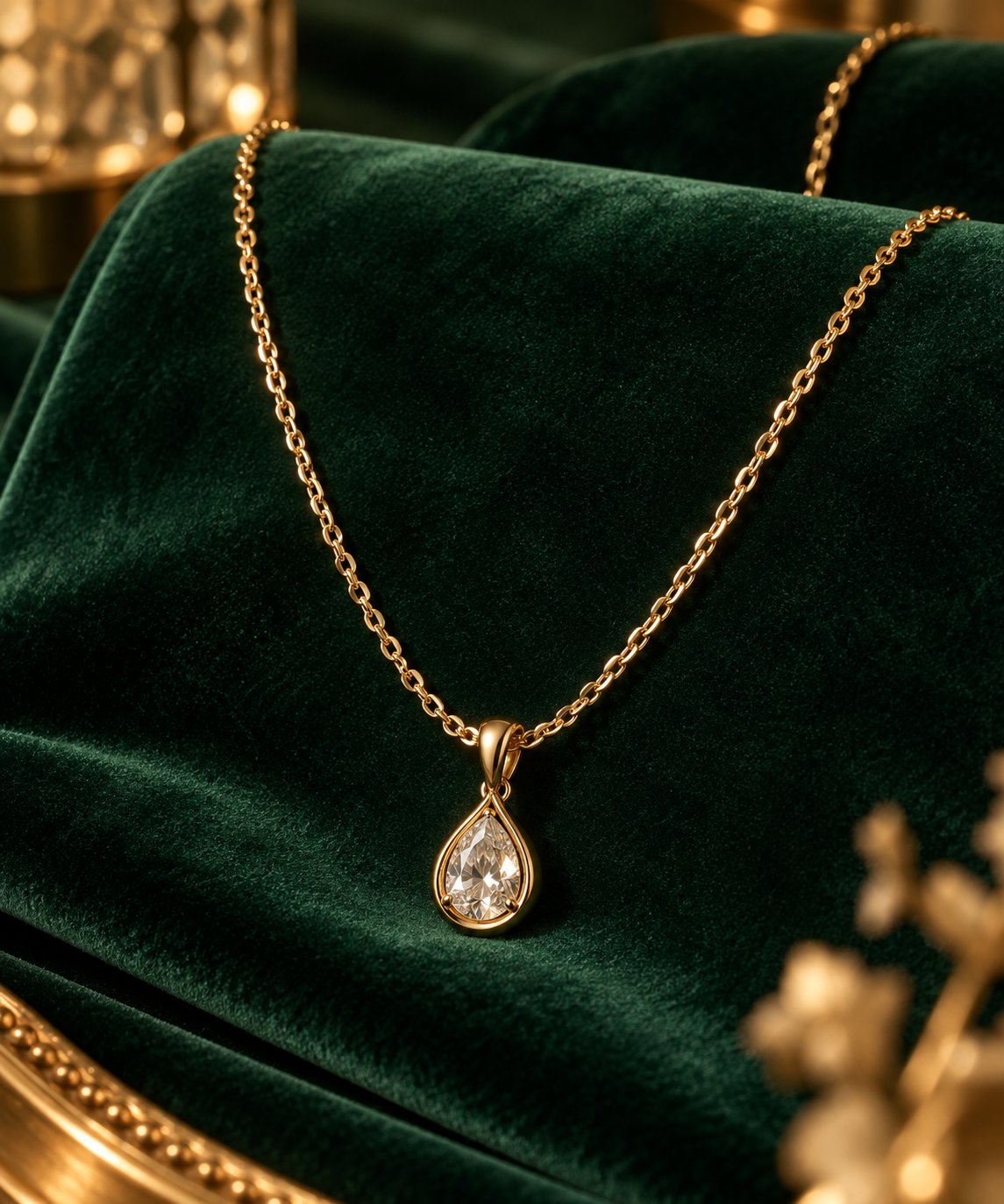 Aurevo Gold Pendant Necklace private-label-jewelry
