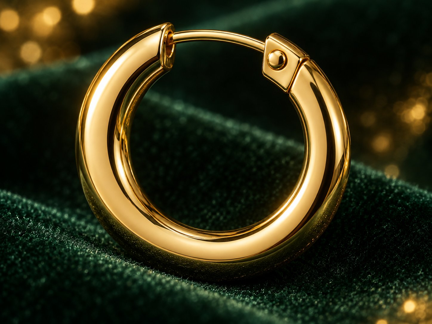 Aurevo Gold-Tone Hoop Earrings gold-tone-earrings