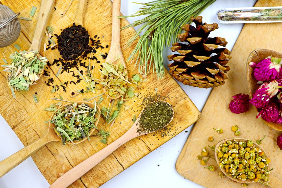 Herbal-Oolong Blend with Osmanthus Flowers Oolong Tea