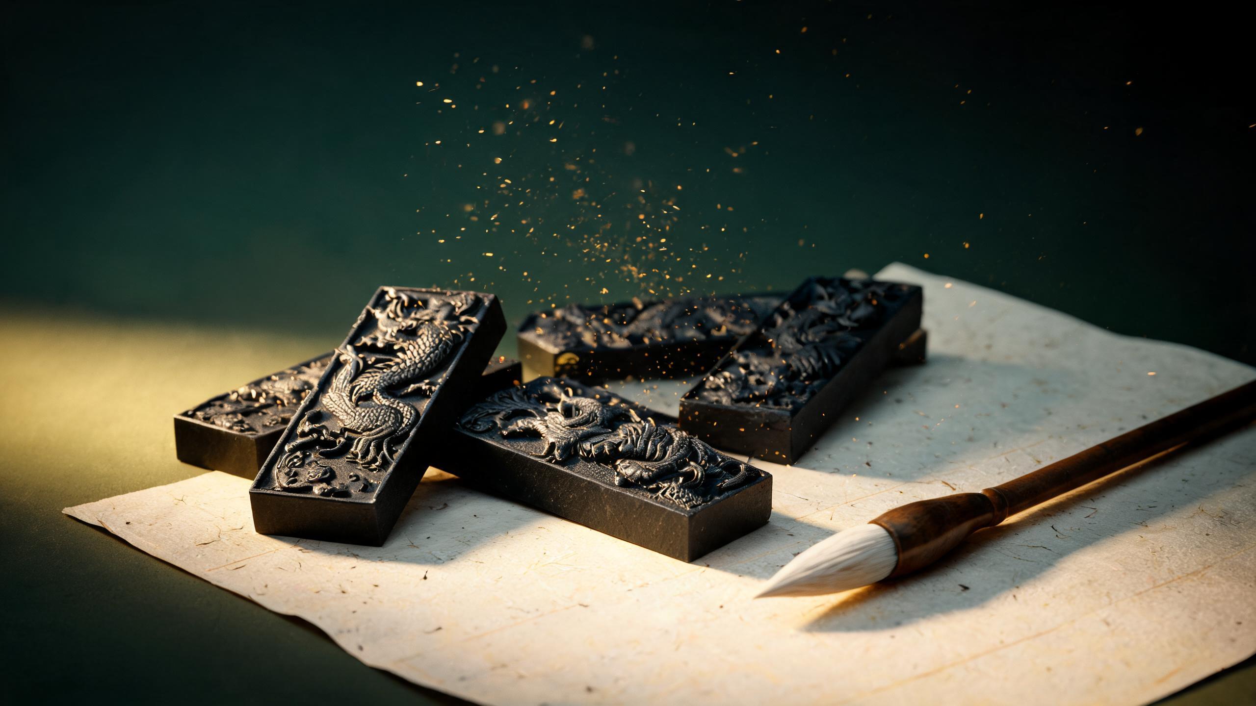 inkMaking.kneading ink making