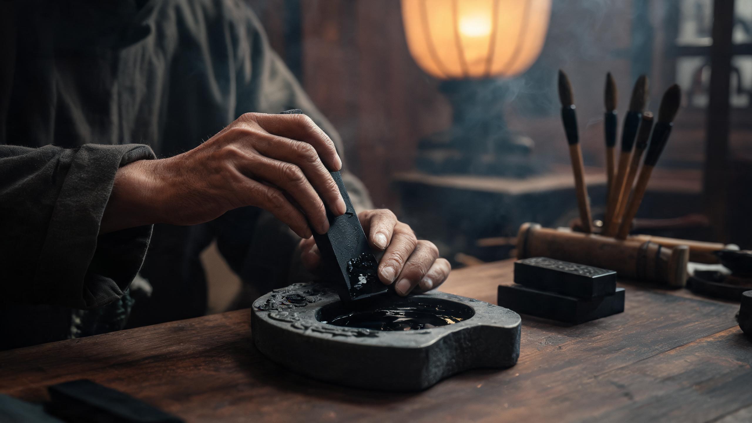 inkMaking.soot ink making