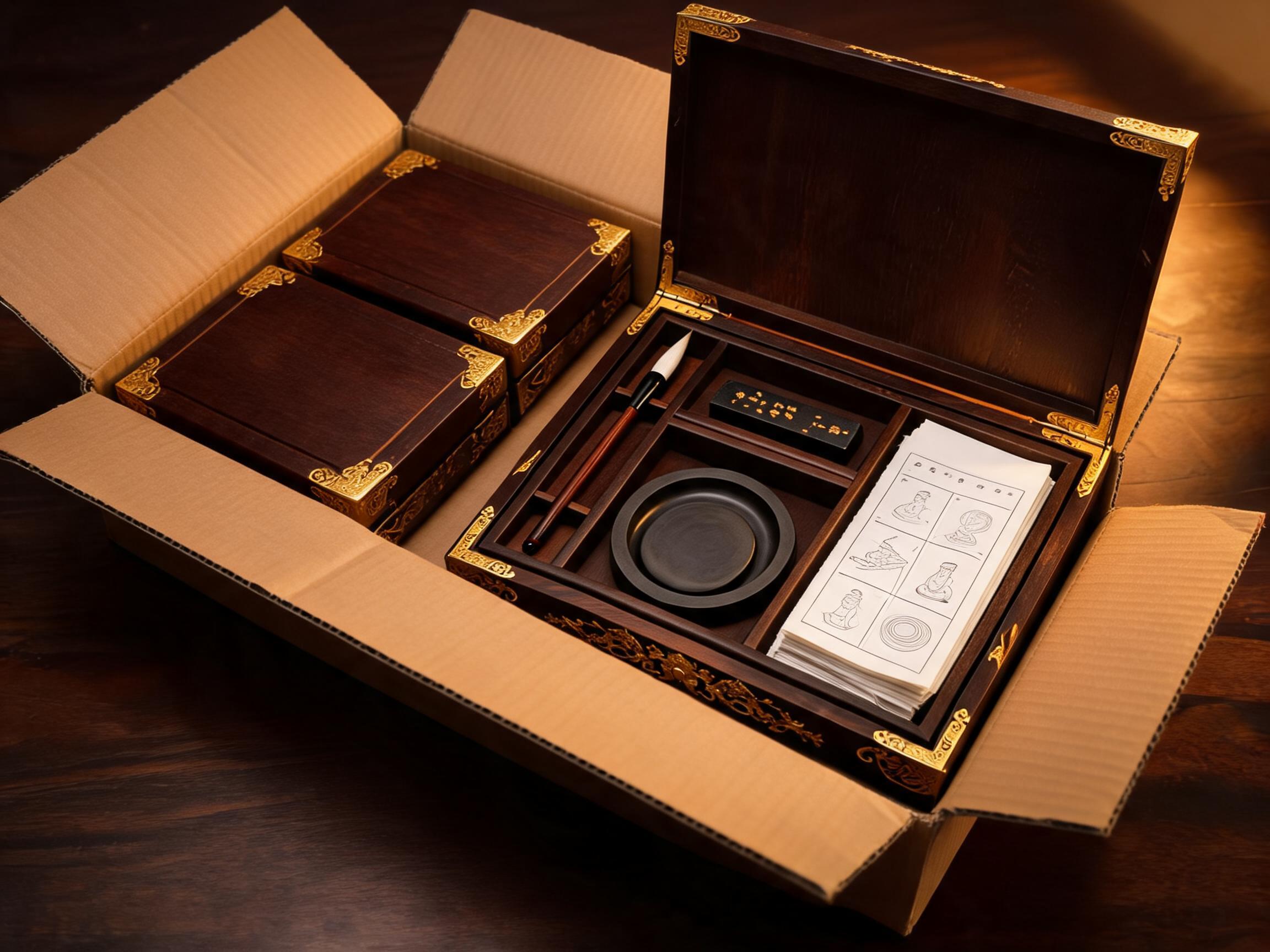 Calligraphy Starter Kit Set Scholar Desk Sets