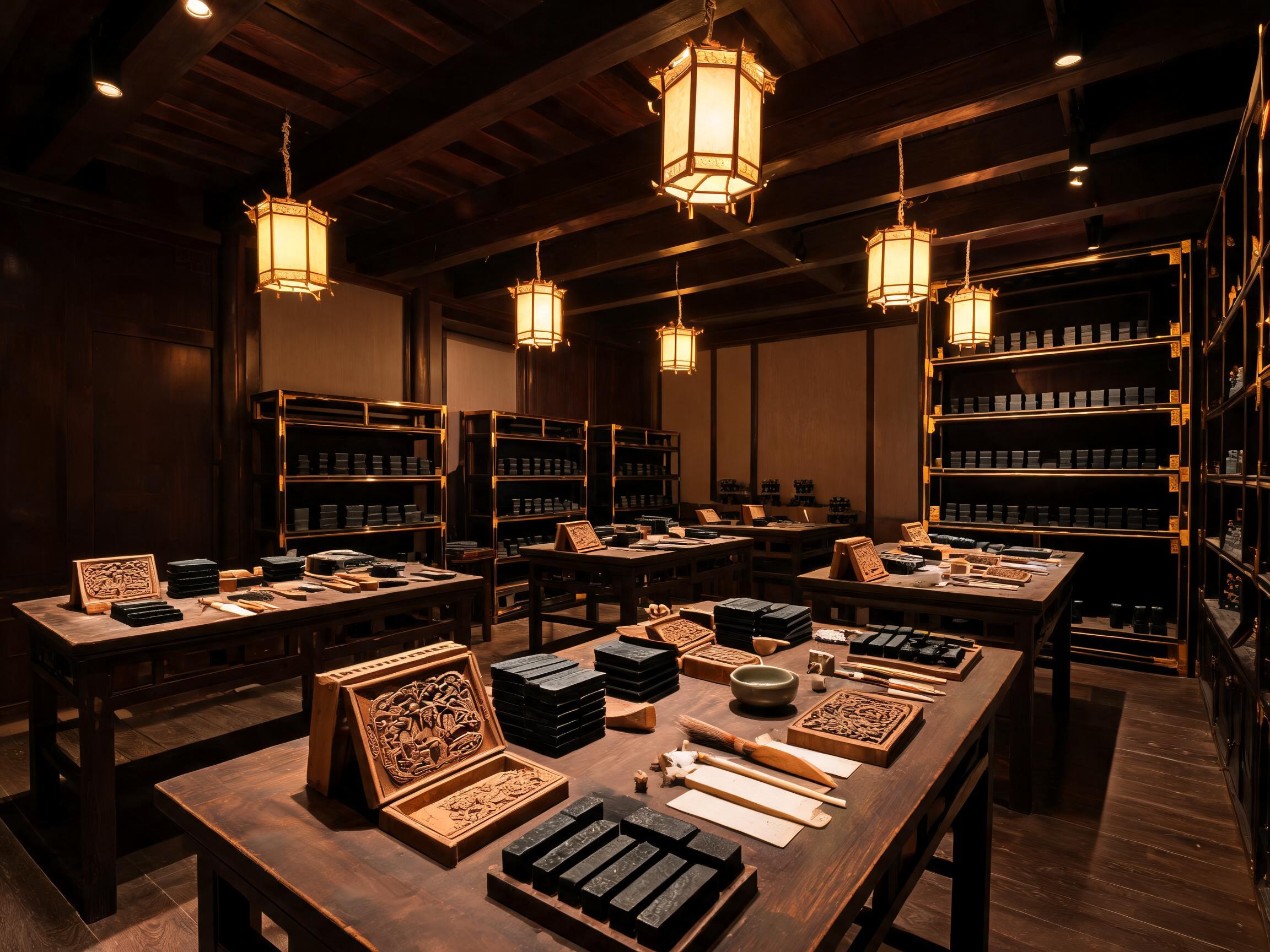 Ink Craft Sample Room 古墨工艺品 factory