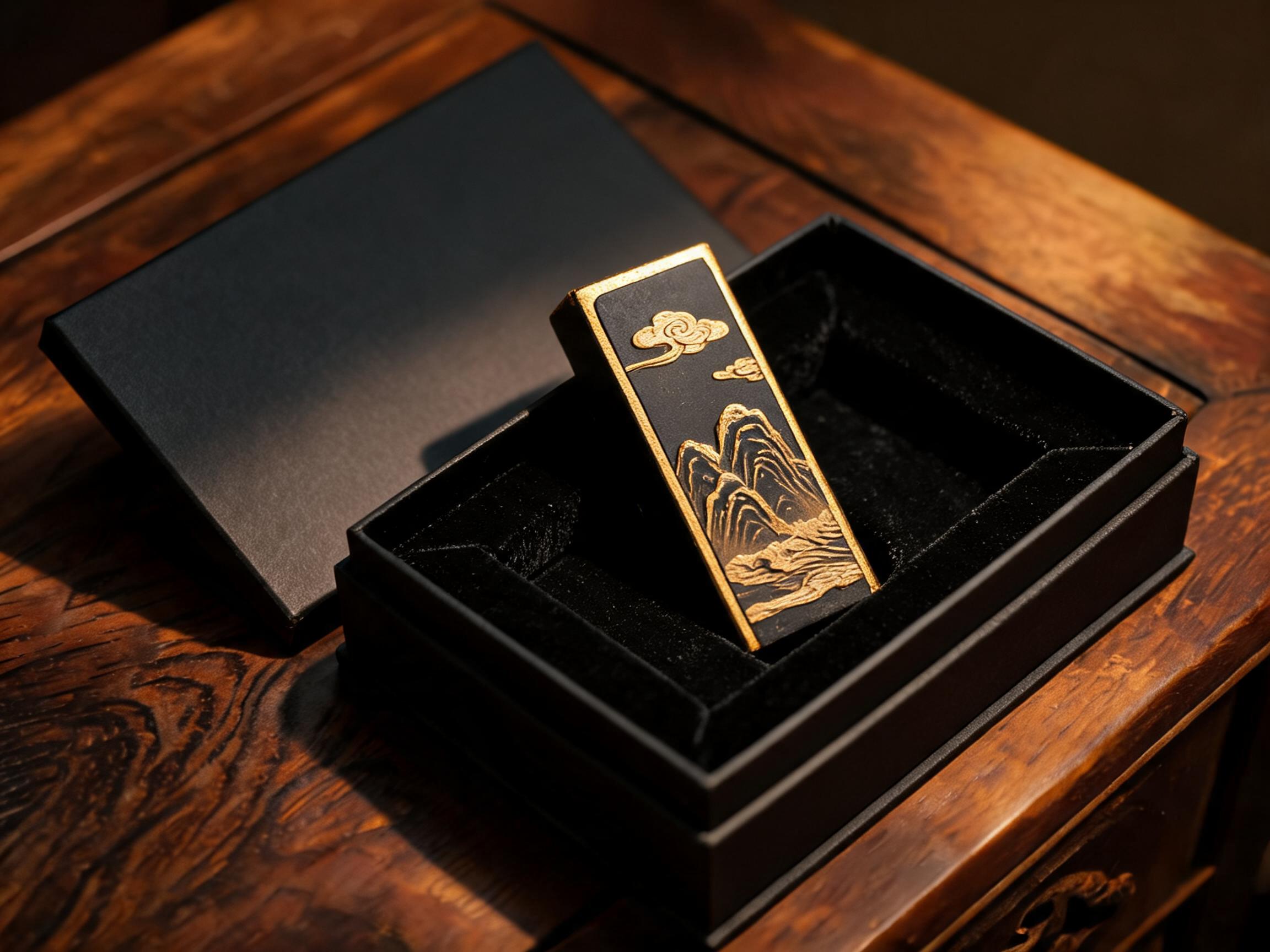 Commemorative Gold-Edge Hui Ink Stick Hui Ink Sticks
