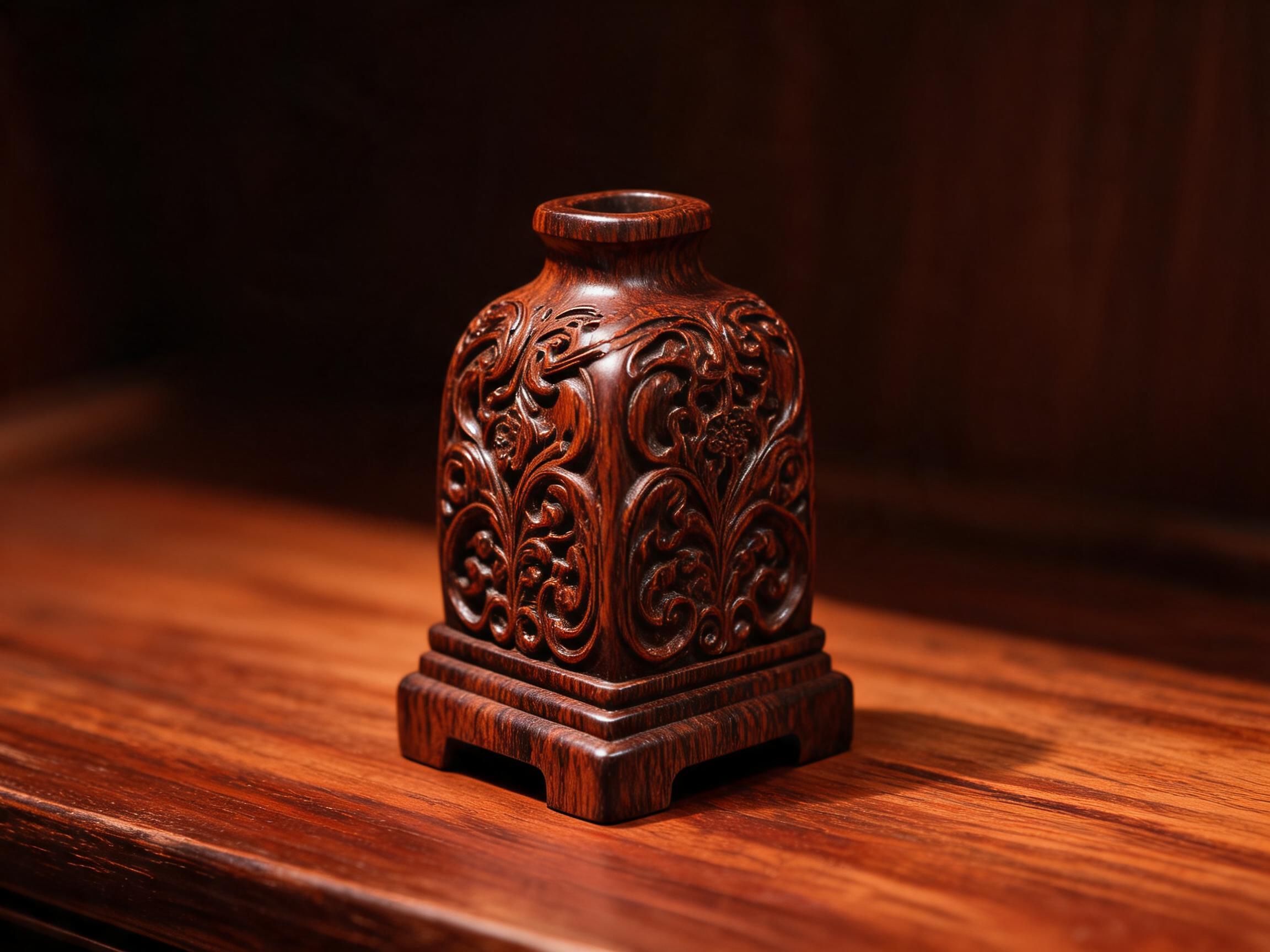Hand-Carved Wooden Ornament Craft Ornaments