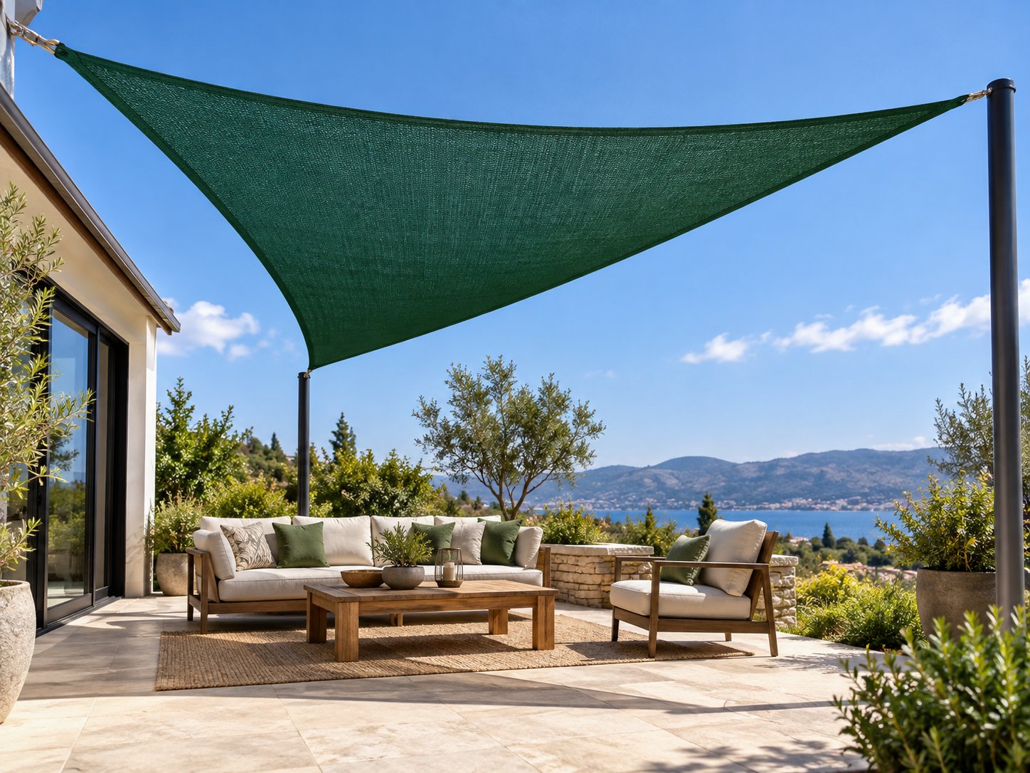 HDPE Shade Sail Canopy shade cloth for patio