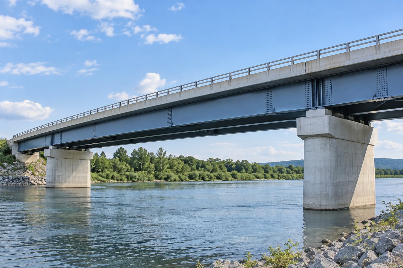 Modular steel girder bridge or arch bridge steel girder bridge manufacturer