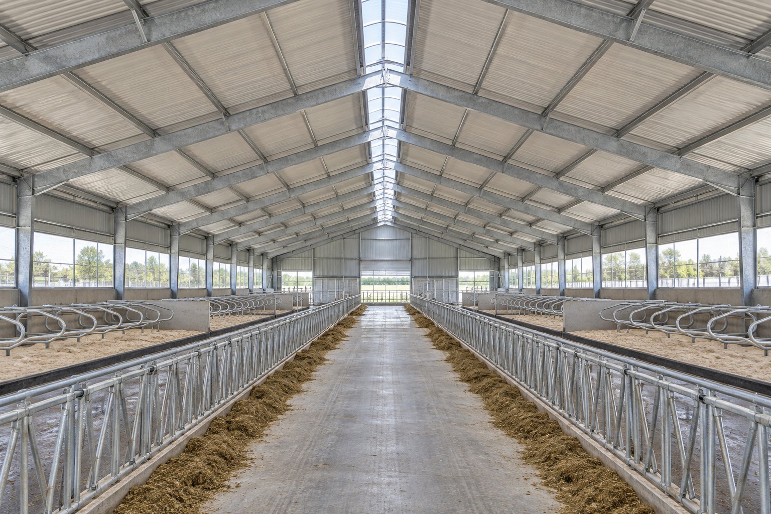 Steel Barn Buildings: One Frame for Dairy, Beef, and Feed Storage