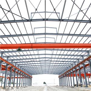 Prefabricated crane steel structure workshop prefab heavy duty workshop wholesale