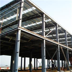 Prefabricated construction portal frame warehouse industrial storage building supplier