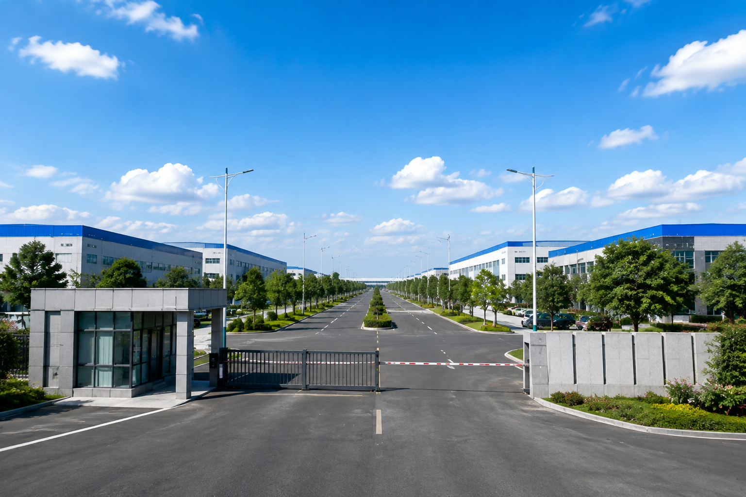 Enterprise entrance Jidian Construction Materials Co., Ltd. factory