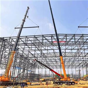 Prefabricated steel structure aircraft hangar galvanized steel hangar export