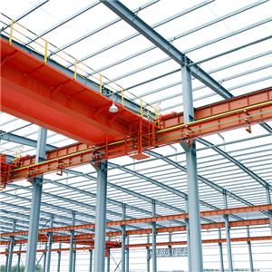 Prefabricated crane steel structure workshop overhead crane runway building supplier