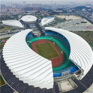 Large prefabricate steel structure stadium large span stadium roof supplier