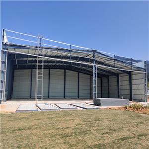 Prefabricated steel structure aircraft hangar prefab aviation hangar wholesale