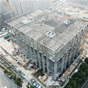 Modern steel structure shopping center retail steel structure building supplier
