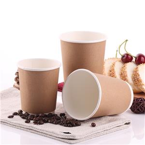 Double wall paper cup for hot beverages Sleeve-Free Drink Container
