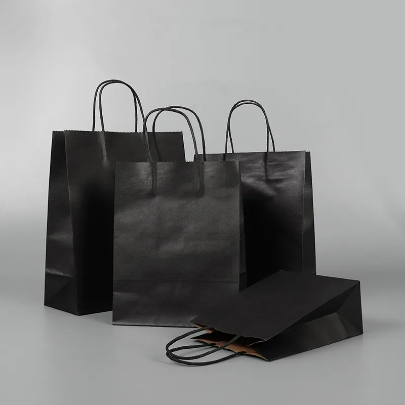 black paper bag