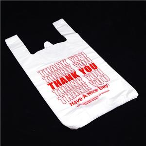 Customized Disposable Plastic Shopping Bag Thickened Tshirt Bags with Logo Polyethylene Envelopes