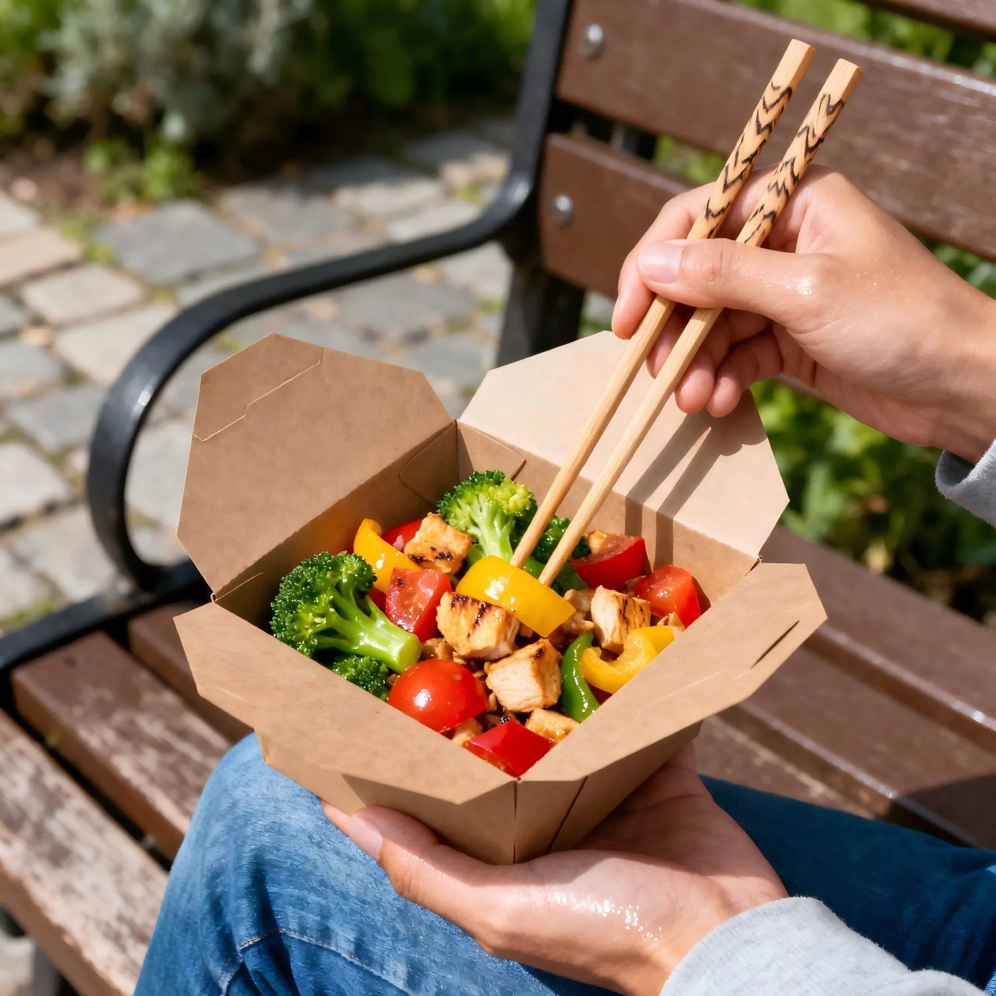 salad paper box