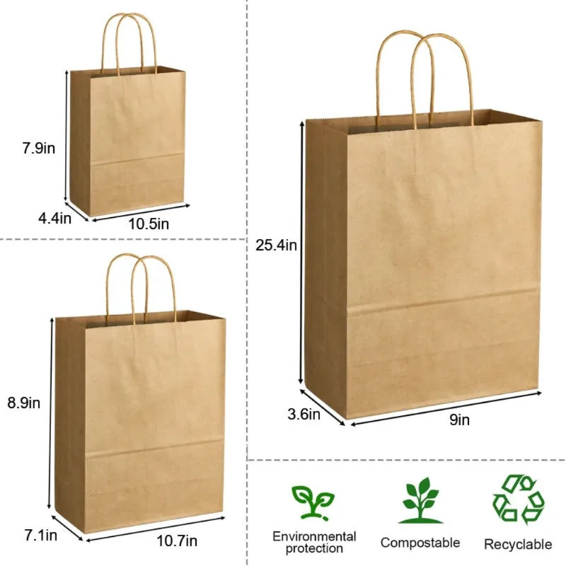 100% biodegradabl paper bag