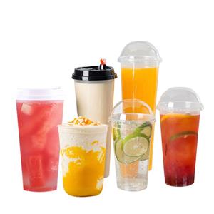 24oz Clear Disposable Injection Molded Hard Plastic PP Cups injection molded plastic cups