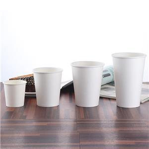 4oz Disposable Cafe Single Walls Coffee Paper Cup With Lid tea cup