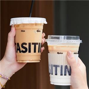 95mm Caliber Disposable PET/PP Plastic Cup with Lids 12oz 16oz 20oz Beverages Cup for Outdoor Activities cold drink cup