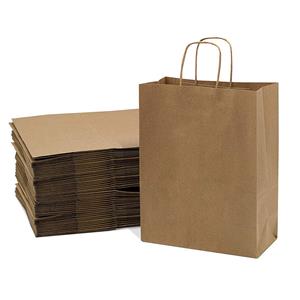 Recycled Brown Kraft Paper Gift Bags With Handles recycled brown paper bags