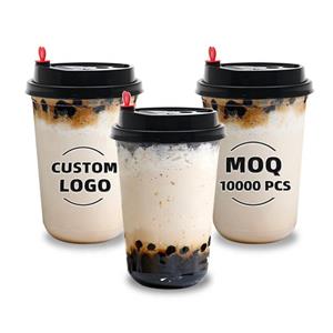 24oz Clear Disposable Injection Molded Hard Plastic PP Cups hard plastic pp cup