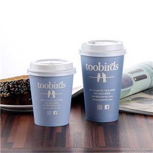 Custom Design Single Wall 8oz Disposable Hot Coffee Paper Cups paper coffee cup