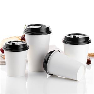 Disposable Single Wall Paper Cups 6oz 8oz 12oz etc Takeaway Coffee Cup to Go Hot Coffee Paper Cups with Lids tea cup