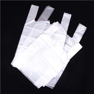 Customized Disposable Plastic Shopping Bag Thickened Tshirt Bags with Logo Flexible Packaging Film