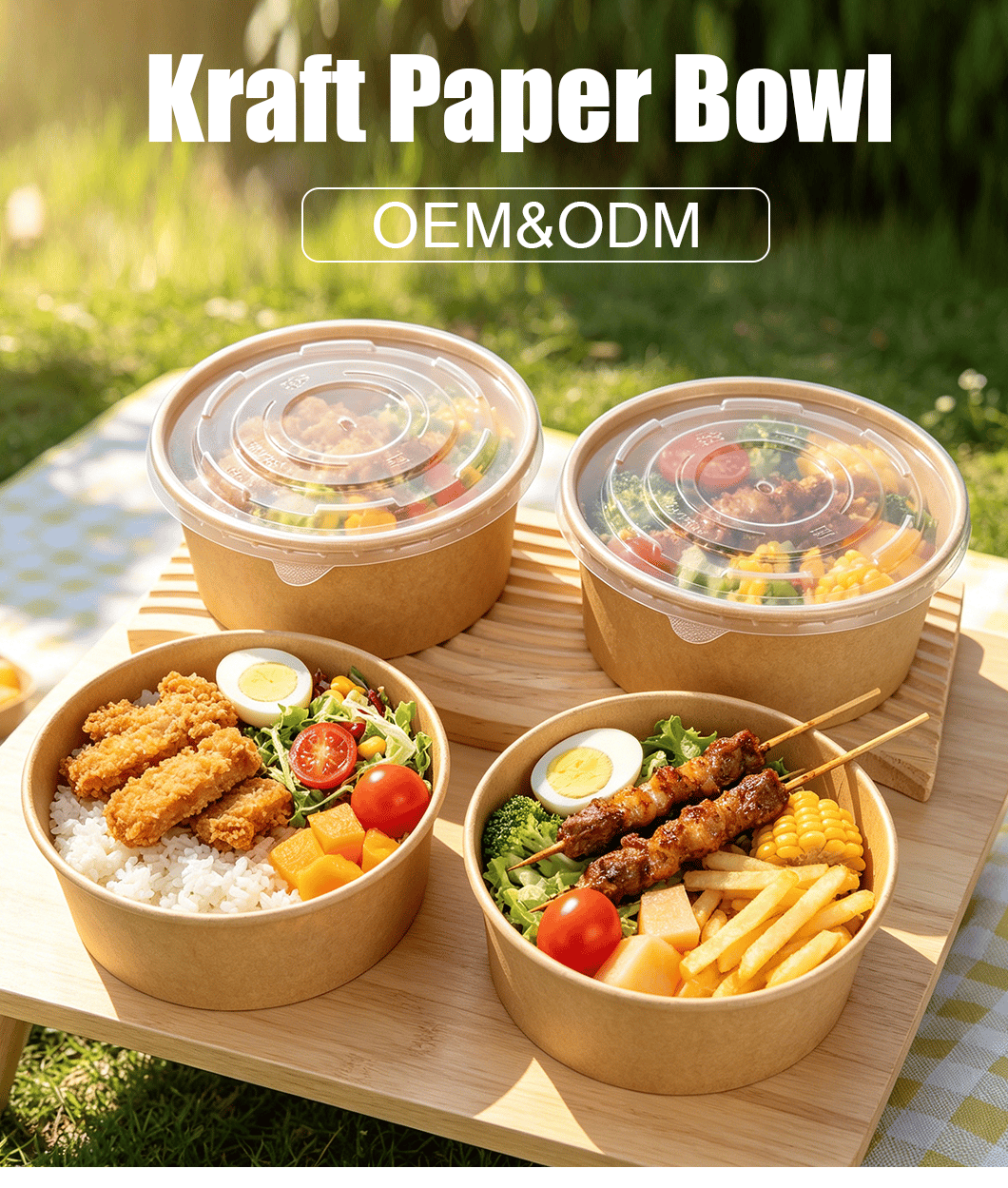 Kraft paper bowls (1)