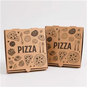 Factory Wholesale Low Price Custom Carton Pizza Box with Logo Eco-Friendly Paper Pizza Box for Pizza Pizza Delivery Box
