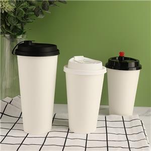 Custom LOGO Cafe Takeaway Cardboard 16oz Cup for Hot Drink Single Wall Disposable Paper Coffee Cup With Lid drink cup