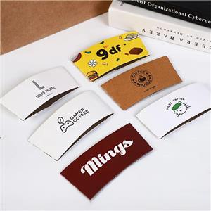 Coffee Shop Accessories Corrugated Cardboard Coffee Drink Cup Holder Tray Cup Carrier Paper Cup Holders Heat Shield Sleeve