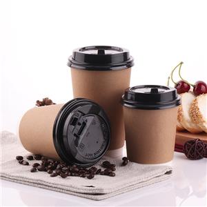 Double wall paper cup for hot beverages Heat-Shield Beverage Vessel