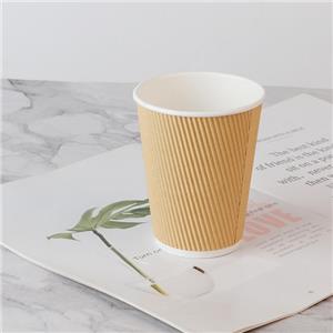 4oz 8oz 10oz 12oz 16oz Ripple Wall Paper Coffee Cups Paper Biocup 12oz ripple wall paper cups