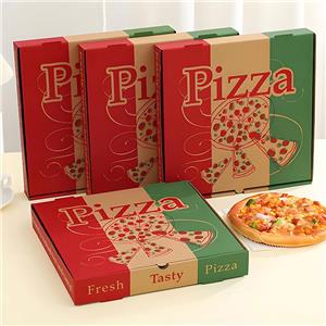 Factory Wholesale Low Price Custom Carton Pizza Box with Logo Eco-Friendly Paper Pizza Box for Pizza Pizza Holder