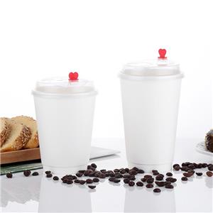 Double wall paper hot coffee cups bulk Heat-Shield Beverage Vessel