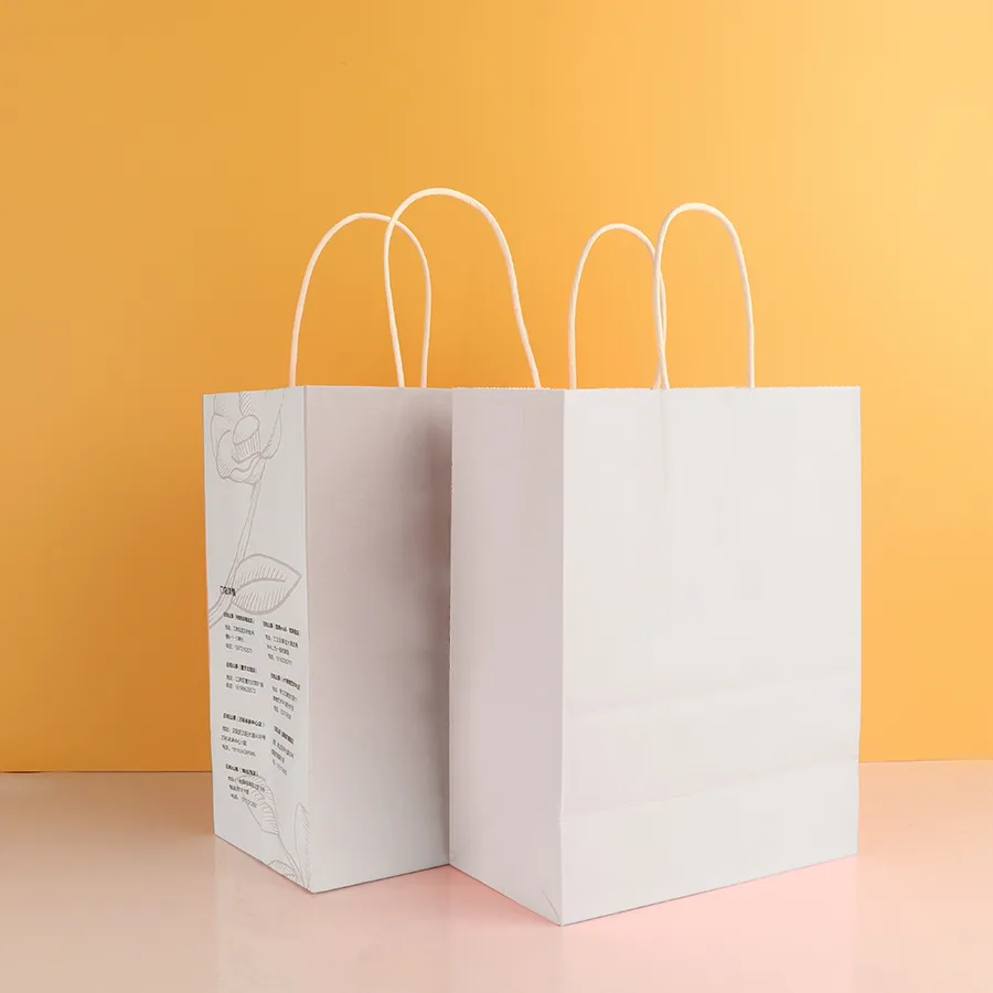 white paper bag