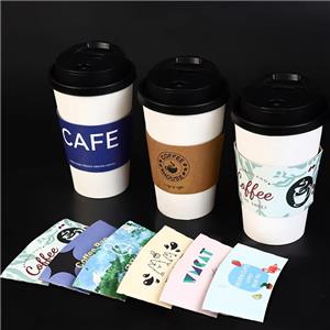 Coffee Shop Accessories Corrugated Cardboard Coffee Drink Cup Holder Tray Cup Carrier Paper Cup Holders Barista's Essential