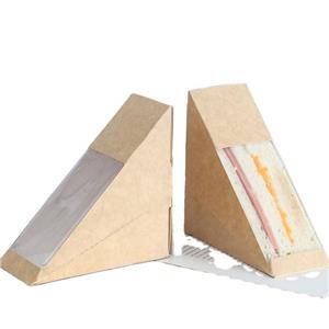 Kraft Paper Hotdog Sandwich Box Packaging sandwich paper box